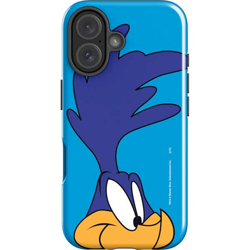 Looney Tunes Road Runner Zoomed In iPhone 16 Plus Impact Case